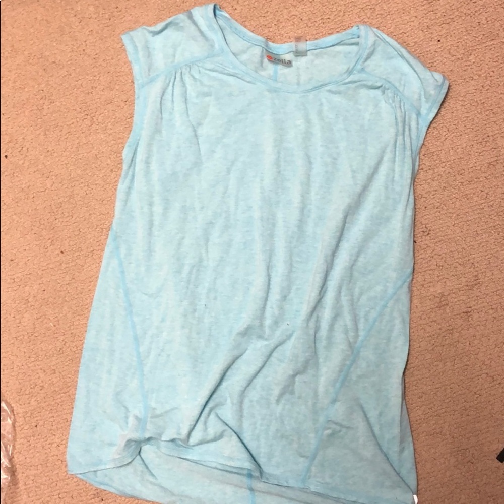 Zella activewear t-shirt lite blue